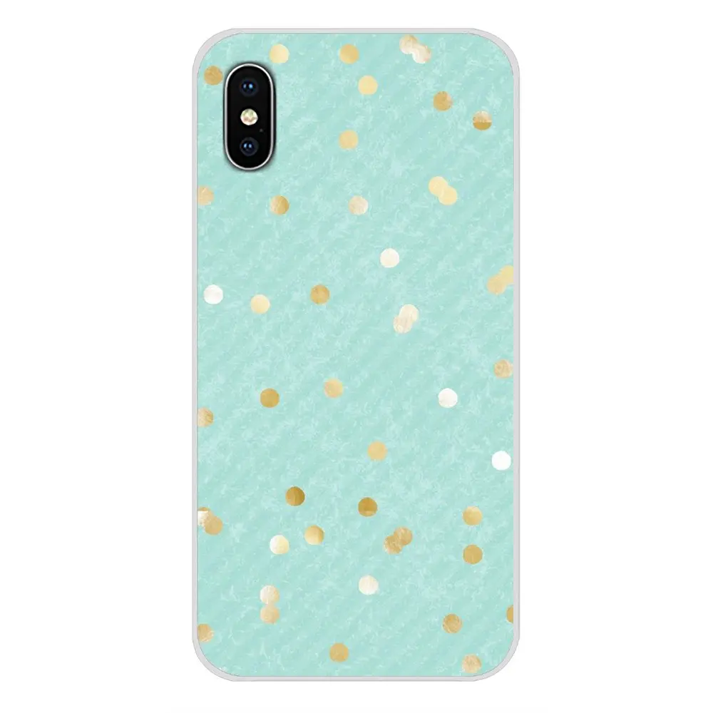 Pro Kawaii золотые конфетти в горошек обои для Samsung Galaxy A5 A6S A7 A8 A9S Star J4 J6 J7 J8 Prime Plus 2018