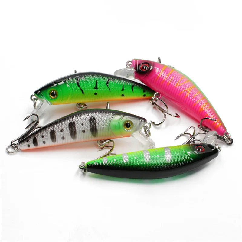 Amlucas Fishing Lure Minnow Crankbait 70mm 8.1g Isca Artficial Hard Bait Fishing Wobblers Bass Pike Fish Carp Fishing WW1174    