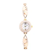 Роскошные модные европейские Простые повседневные часы Reloj hombre маленькие часы с бриллиантовым браслетом Женские Кварцевые аналоговые наручные часы женские часы