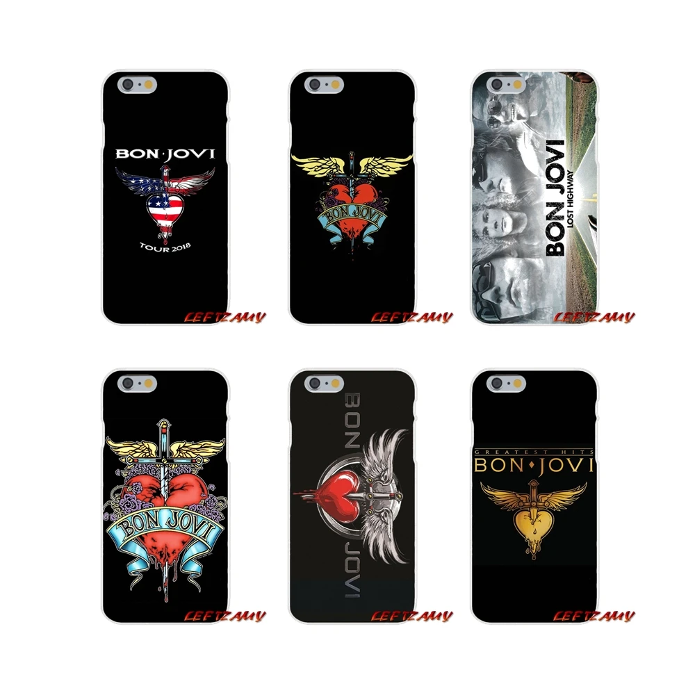 

For Samsung Galaxy S4 S5 MINI S6 S7 edge S8 S9 S10 Plus Note 3 4 5 8 9 Accessories Phone Cases Covers band bon jovi