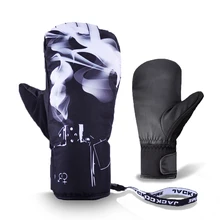 Лыжные перчатки флисовые сноубордические перчатки снегоходы мотоциклетные зимние перчатки ветрозащитные водонепроницаемые зимние перчатки унисекс