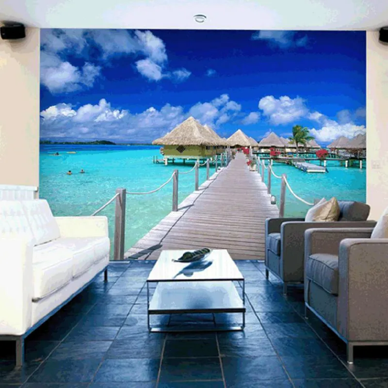 mural any size tv wall sofa blue sky wall wallpaper photo scenery living room wall paper - What Size Tv For Living Room mural any size tv wall sofa blue sky wall wallpaper photo scenery living room wall paper - What Size Tv For Living Room