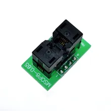 Msop8 para dip8 mcu teste ic soquete programador adaptador soquete