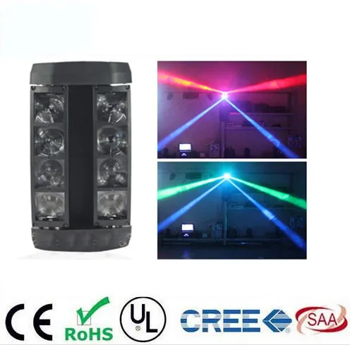 Mini LED Spider 8x6W RGBW Beam Light Good Quality Fast Shipping DJ Mini Moving Head