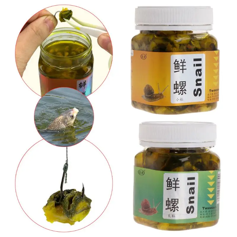 

Fishing Bait Natural Snail Meat Flavor Fresh Shell Lure Additive Accessories