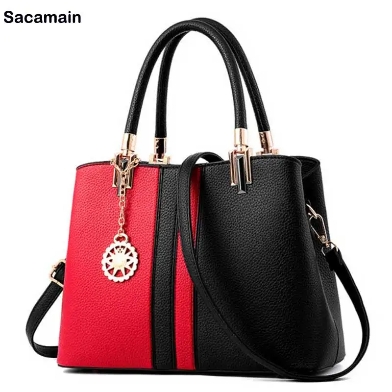 

Woman Bag 2017 New Women Messenger Bag Casual Ladies Party Purse Clutches Fashion Patchwork Hit Color Shoulder Bags Bolsa