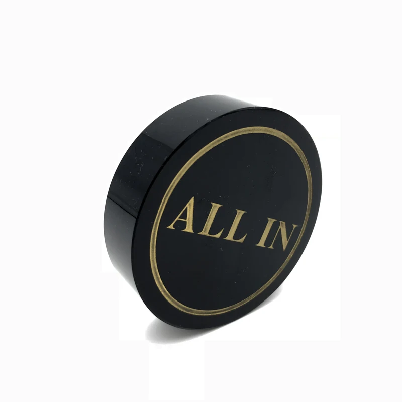 New Baccarat Texas Holdem Crystal Large Stuff Pokerstar ALLIN Button Pressing Poker Cards Chips Guard Chuang Card Chips qenueson