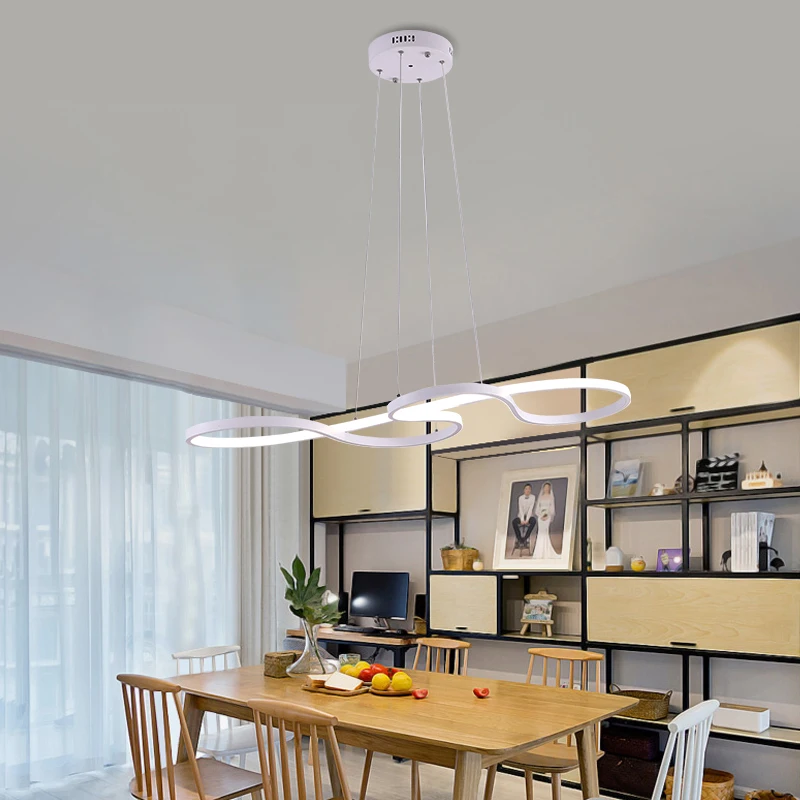 Современный Алюминиевый Кулон Арт Деко огни окрашенный свет светодиодный 220 V лампа для спальни гостиной ресторан отель кабинет
