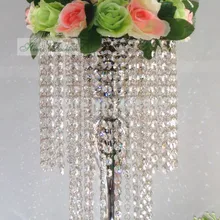 45 см свадебные украшения стола с хрустальной гирлянда из бусин
