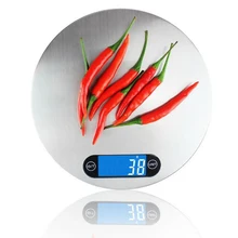 1 шт. кухонные весы из нержавеющей стали, кухонные измерительные инструменты, электронный светодиодный весы для еды, практичные аксессуары