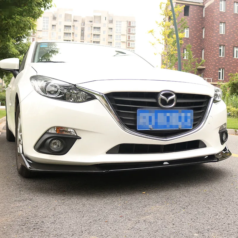 Для Mazda 3 Axela ABS задний бампер диффузор защитные бамперы для- Axela набор бампер задний спойлер