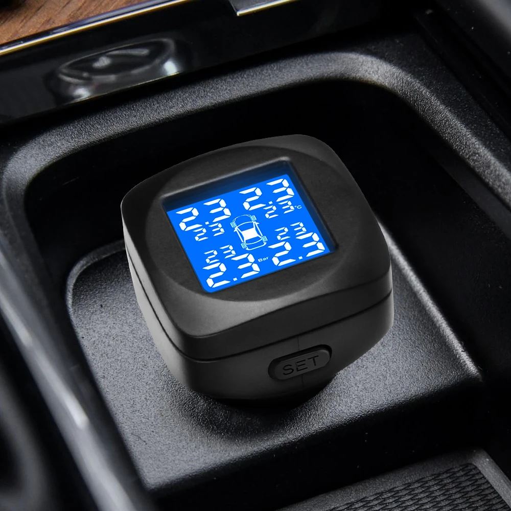Jansite Car TPMS Tire Pressure Monitoring System 4 External Sensors Cigarette Lighter Auto Security Alarm Systems Tire Pressure Jansite Car TPMS Tire Pressure Monitoring System 4 External Sensors Cigarette Lighter Auto Security Alarm Systems Tire Pressure