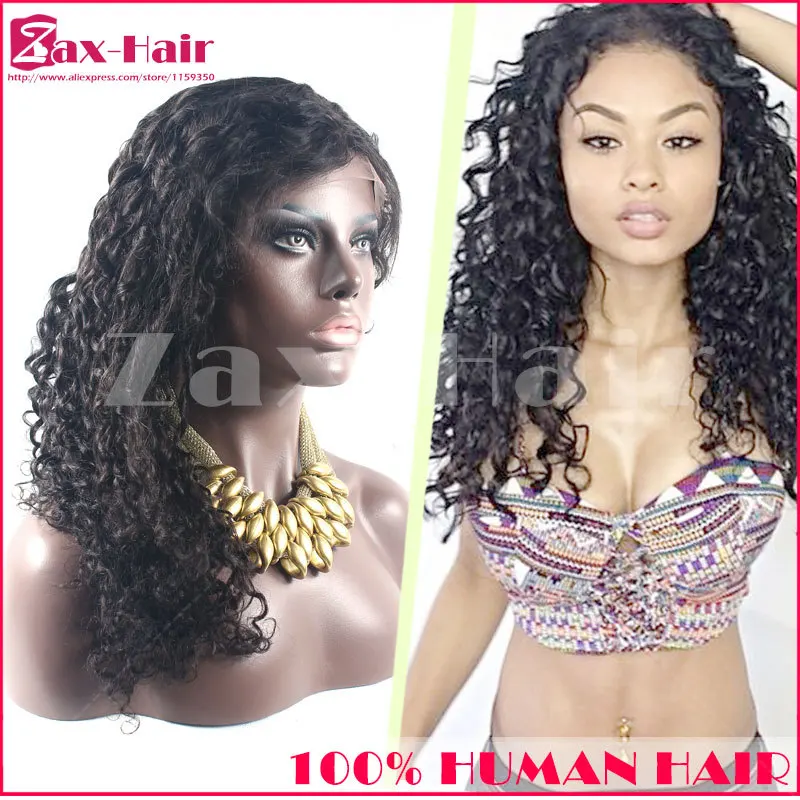 

Unprocessed Lace Front Wigs 7A 4x4 Silk Top Curly Human Hair Full Lace Wigs For Black Women Virgin 150% Density Full Lace Wigs