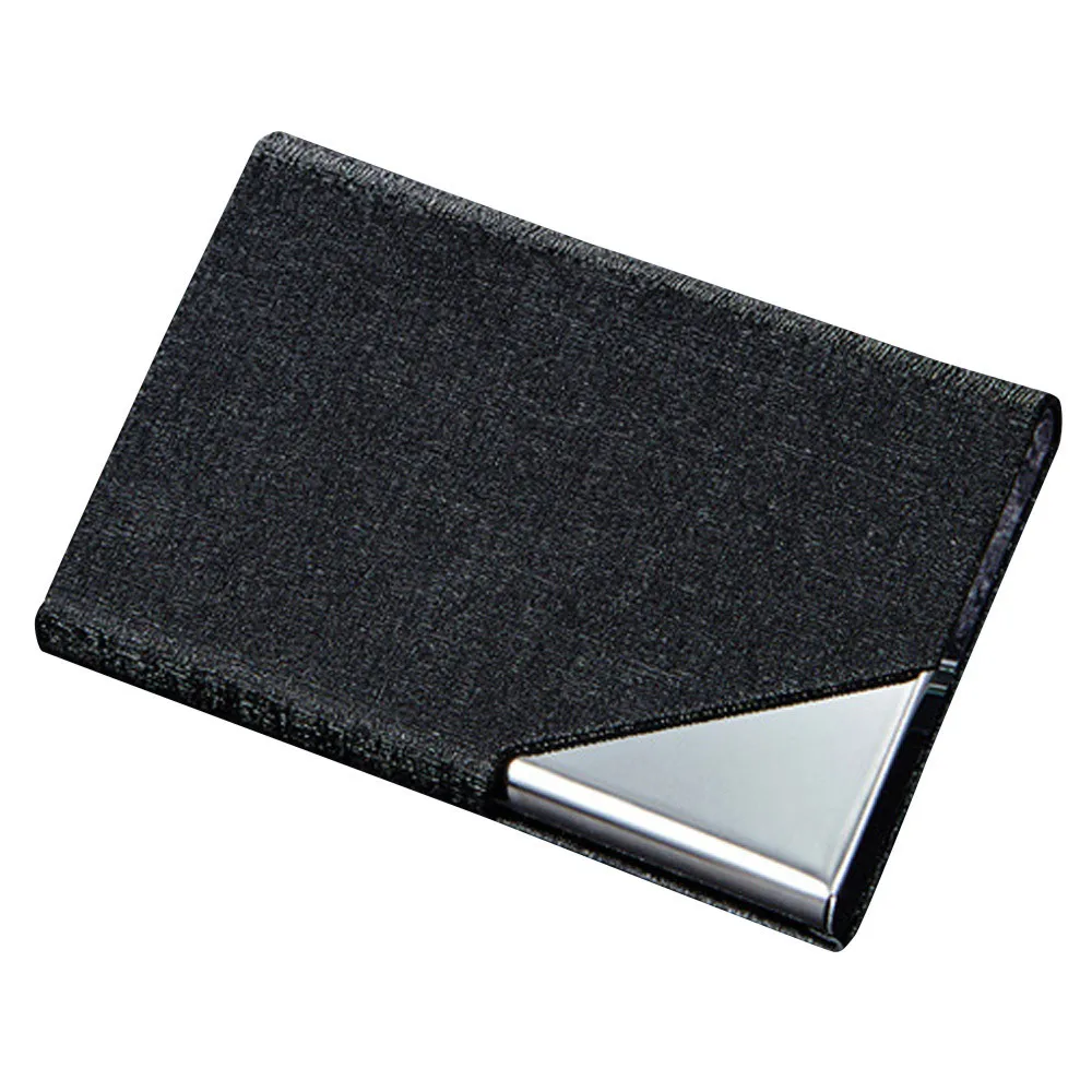 

Designer Car-covers Carteira masculina Pocket Stainless Steel Metal Business Credit card holder Case ID Credit Wallet