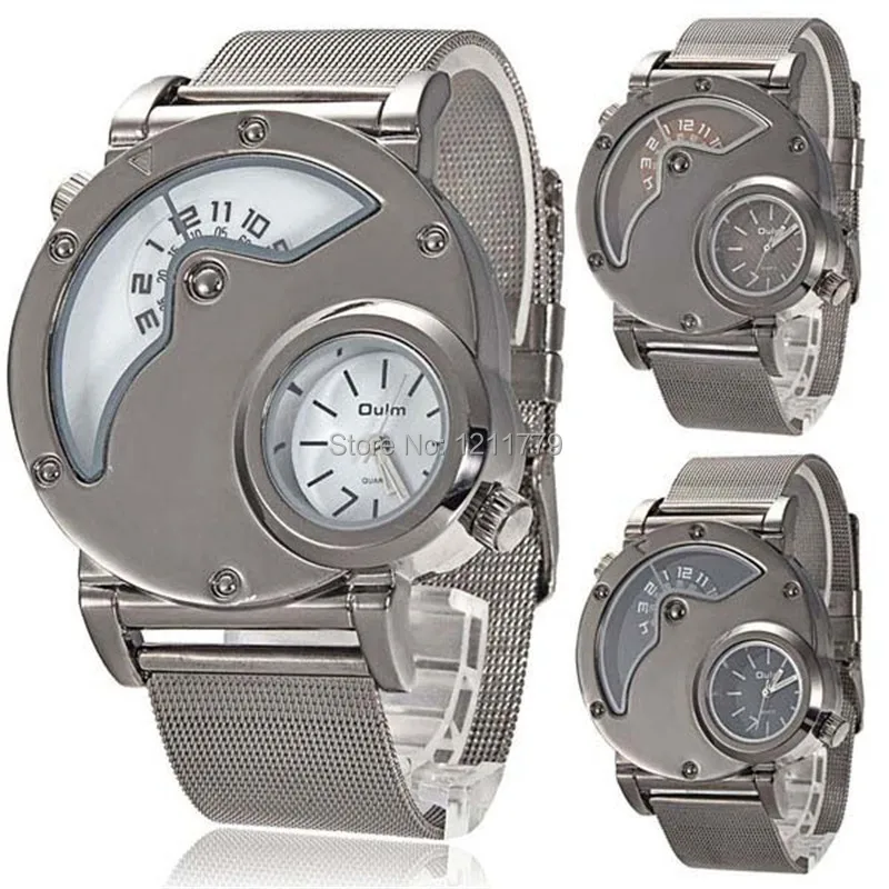 2 ATM OULM Mens Large Face Watches Original Brand Design Sport Style