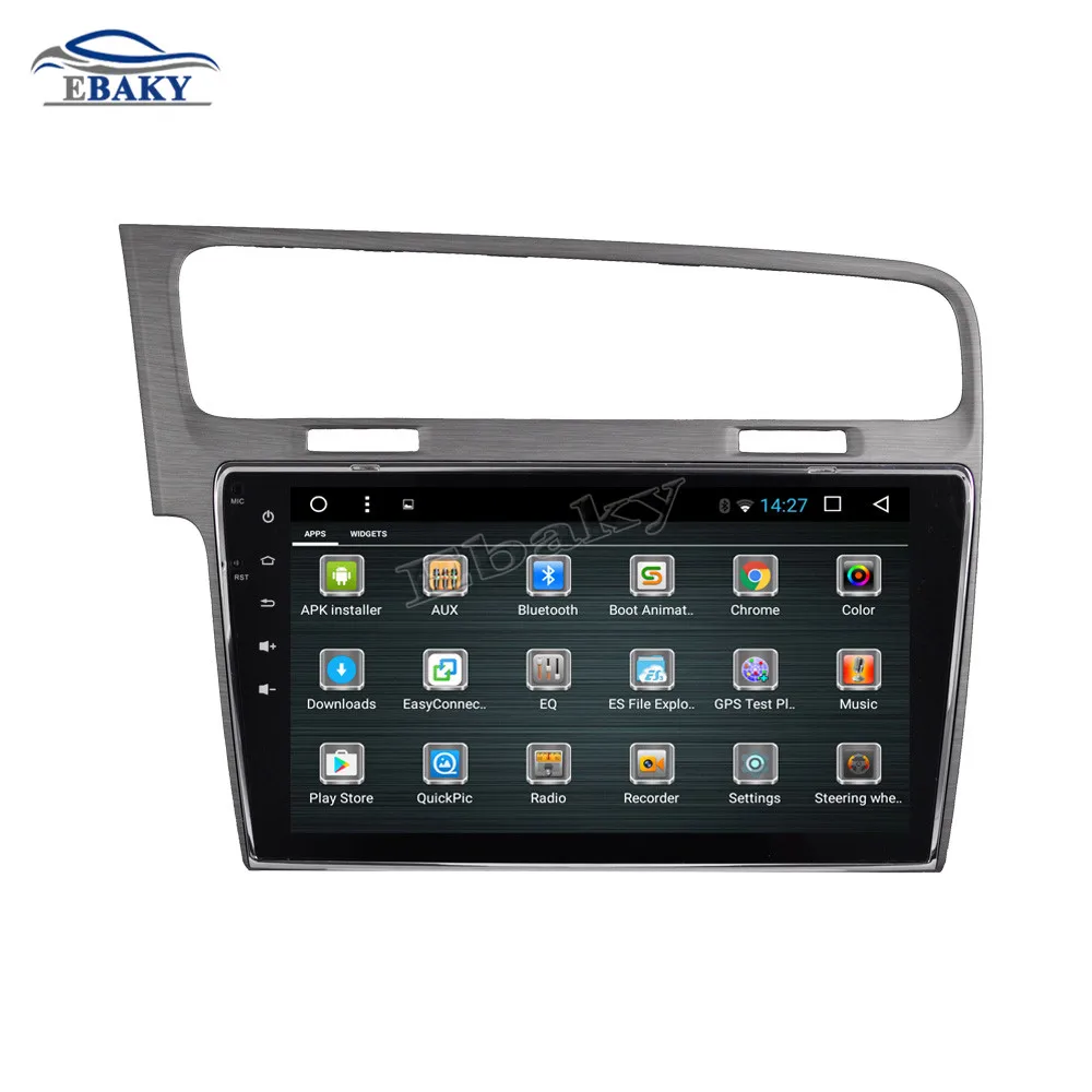 Flash Deal NaviTopia 10.1inch 1GB/2GB RAM Quad Core/Octa Core Android 7.1/8.1 Car DVD Radio for VW Golf 2014 2015 2016 with GPS/wifi/maps 13