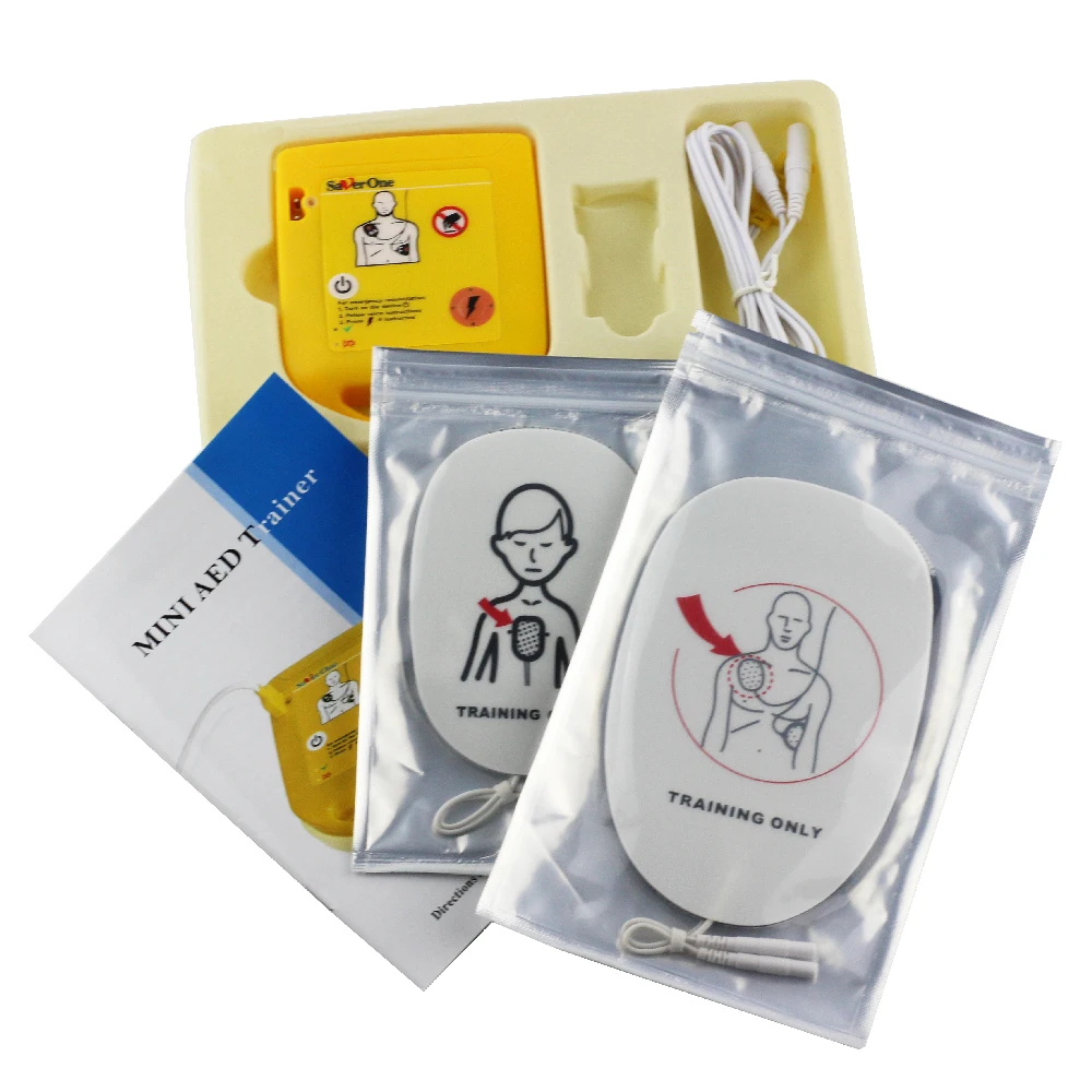 Английская Голосовая подсказка мини AED дефибриллятор универсальный тренажер