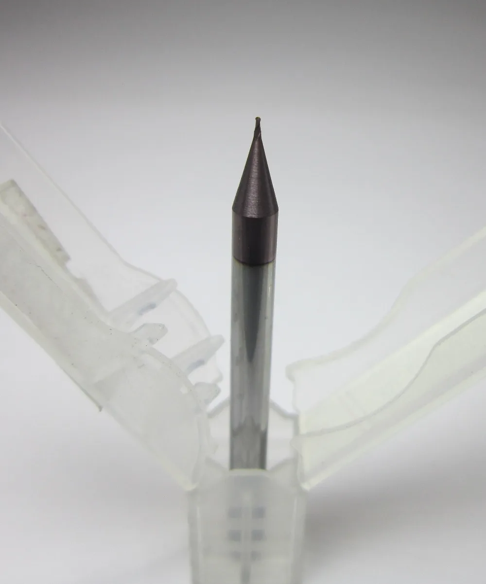 micro end mills radius 0.25MM HRC55 Tungsten Carbide ball nose End Mill