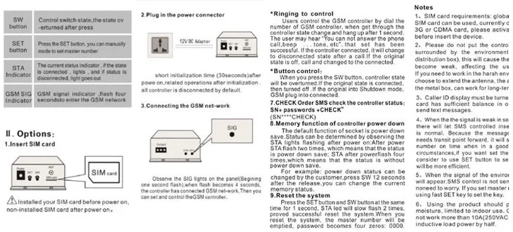 Lpsecurity GSM SMS ворот мобильного телефона удаленного Управление Switch QUAD band 850/900/1800/1900 мГц CL1-GSM