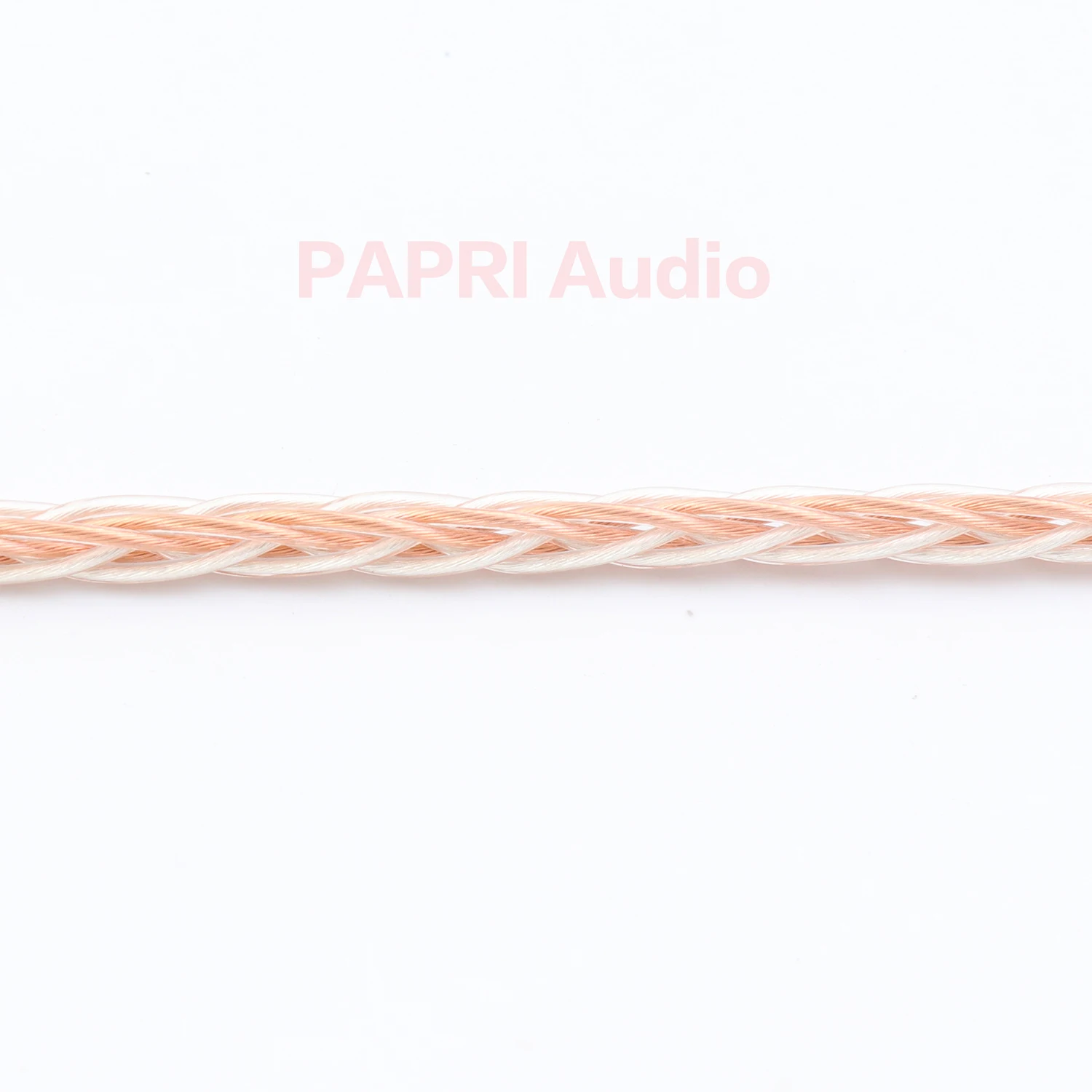 PAPRI Newest GS01 02 8Cores DIY Upgrade Headphone Cable OCC Silver Plated Mix Litz Structure Wire Hifi For Earphone Audio Line
