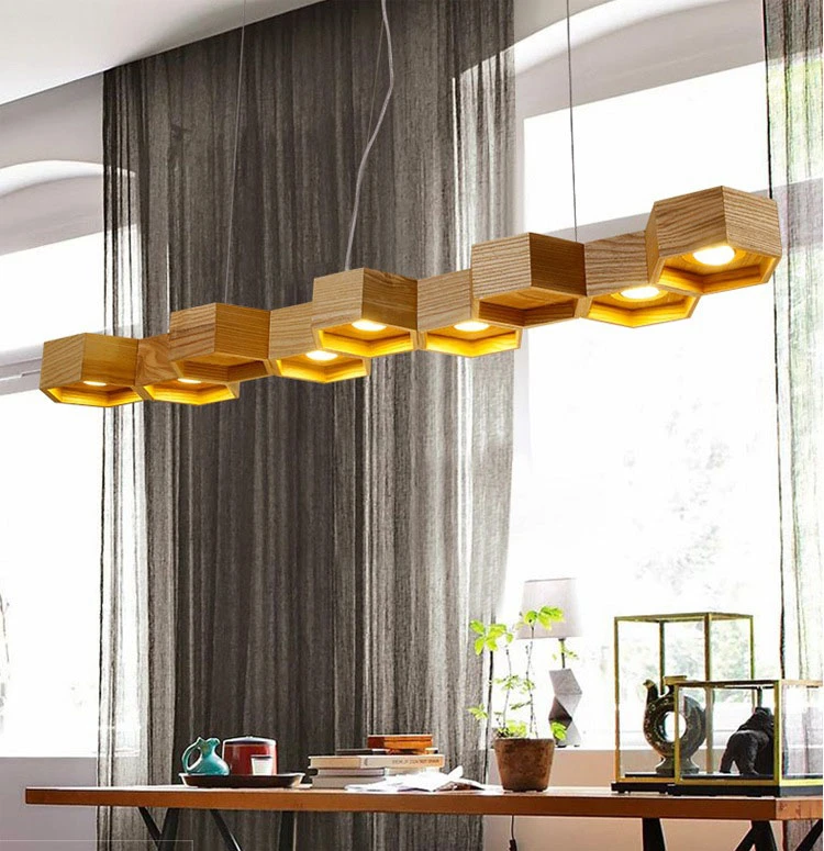 WOOD PENDANT LAMP 05