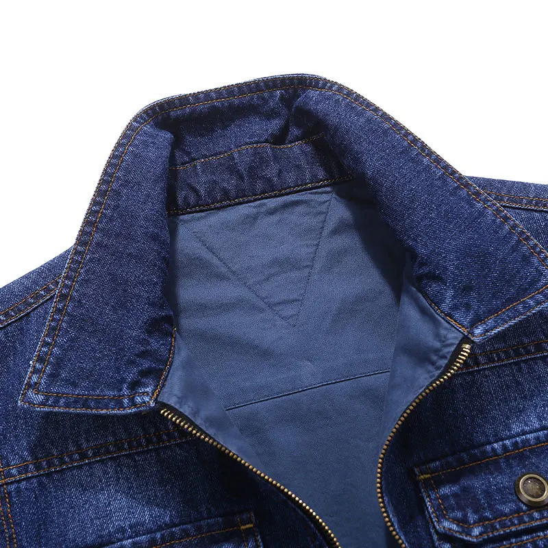2018 M 4XL джинсовая куртка танк жилет брендовая одежда куртки Реверсивный обе