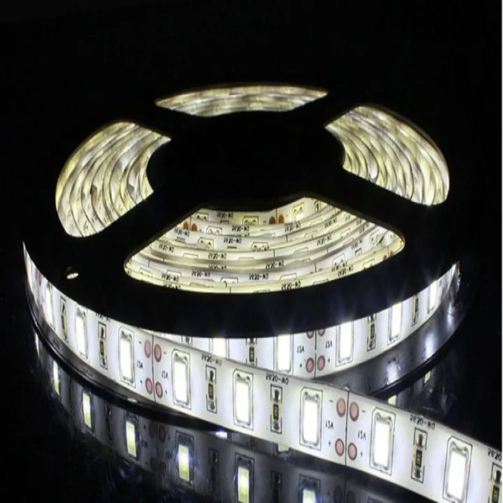 Светодиодная лента 5630 SMD 12 В 60 светодиодов/м 5 м/лот новый светодиодный чип яркий