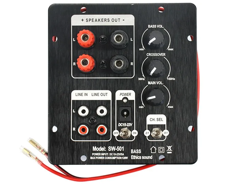 AIYIMA 2.1 Digital Subwoofer SMD Integrated Amplifier Audio Board Independent 2.0 Channel Output Home Sound Speaker Amplifier sound digital amp