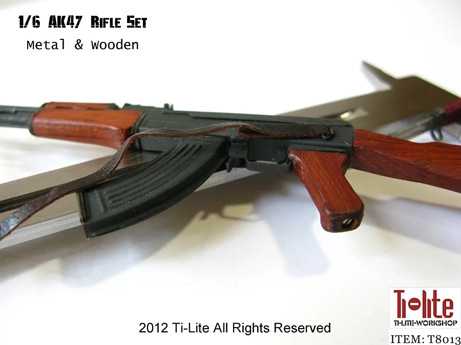 Ti-lite T8013 1/6 Matel& Деревянный AK47 набор для ружья оружия реквизит для 1" Коллекционная Фигурка DIY