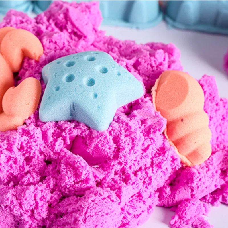 

Magic Sand Handmade Toy Colored Soft Slime Clay Modeling Polymer Clay Sand Play Sands Antistress Toys For Children Kids 100g/bag