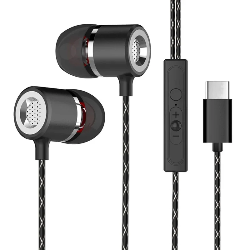 

USB Type C Earphones, Earphone HiFi Chip Inbedded Continual Digital Lossless Audio for LeEco Pro Xiaomi Huawei