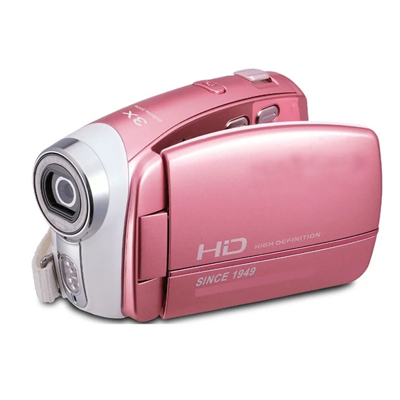 Портативная Цифровая видеокамера HD 2 5 x P DV съемка фотографий и откидной дисплей