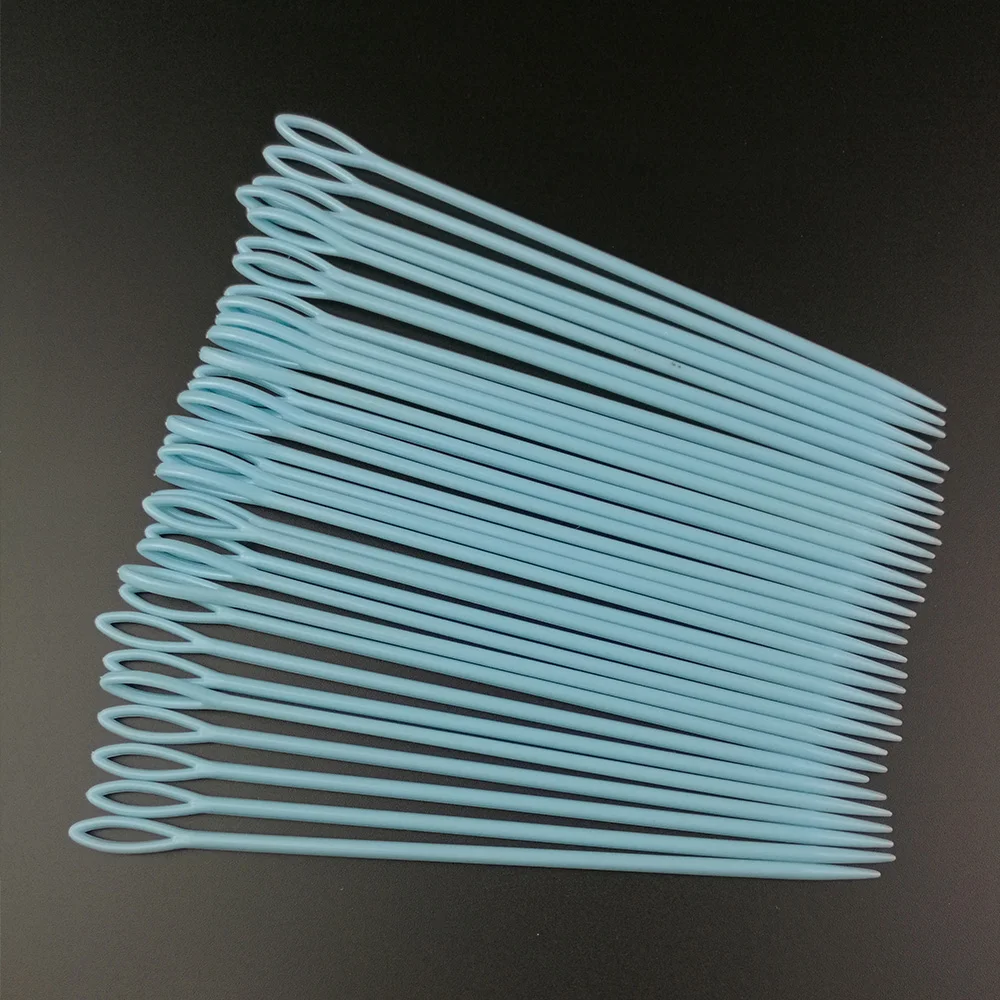 100PCS 15CM Plastic Sewing Needle Multiple Colors DIY Sewing Knitting