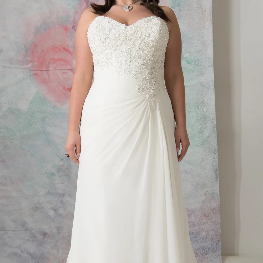 Hochzeitskleid Vestidos de Novia простое свадебное платье из шифона белого цвета/цвета слоновой