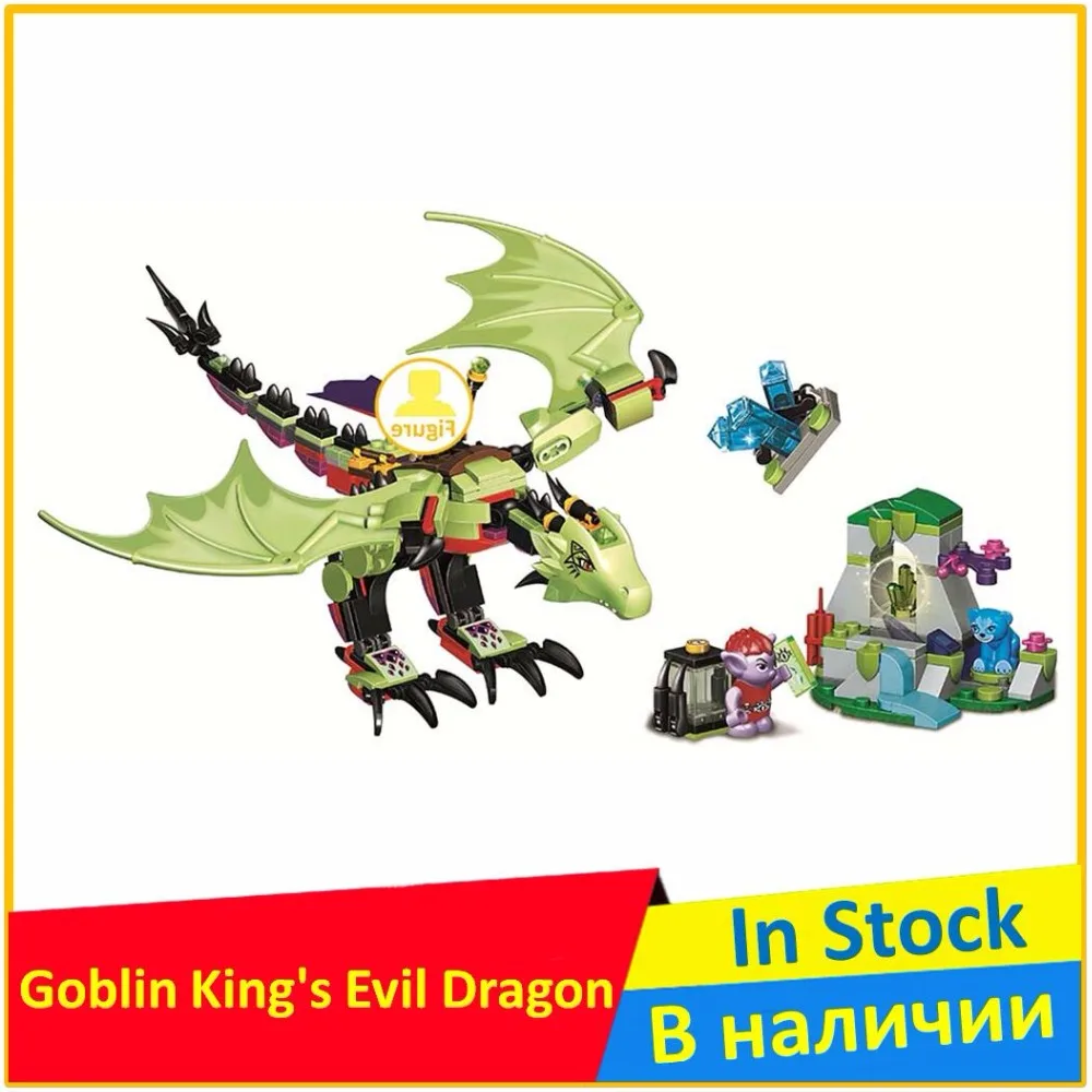

BELA The Goblin King's Evil Dragon 41183 Building Blocks Model Toys For Children 10695 Compatible legoing Elves Brick Figure