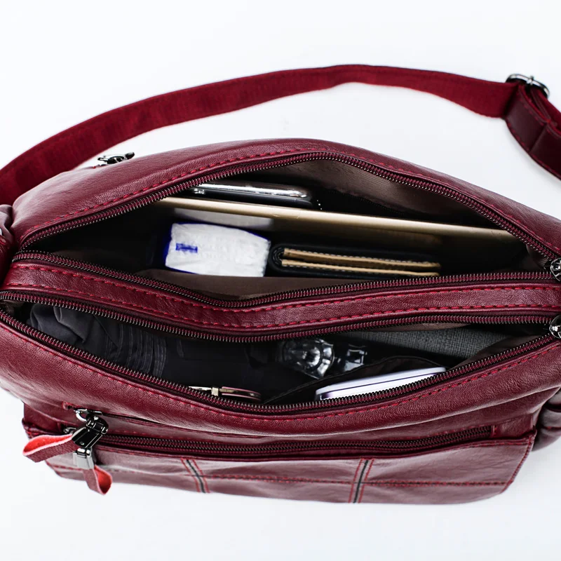 Glorria Sheepskin leather Bag Women Shoulder Messenger Bag Large Capacity Women Crossbody Bag Large Capacity Female Sac for 2019 Glorria Sheepskin leather Bag Women Shoulder Messenger Bag Large Capacity Women Crossbody Bag Large Capacity Female Sac for 2019