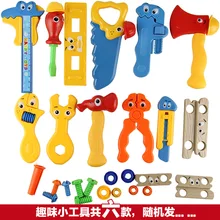 6 стилей/упаковка креативные мультяшный инструмент игрушки Моделирование DIY ремонт пластиковые инструменты игрушки детский игровой домик инженерное ОБСЛУЖИВАНИЕ ИНСТРУМЕНТ