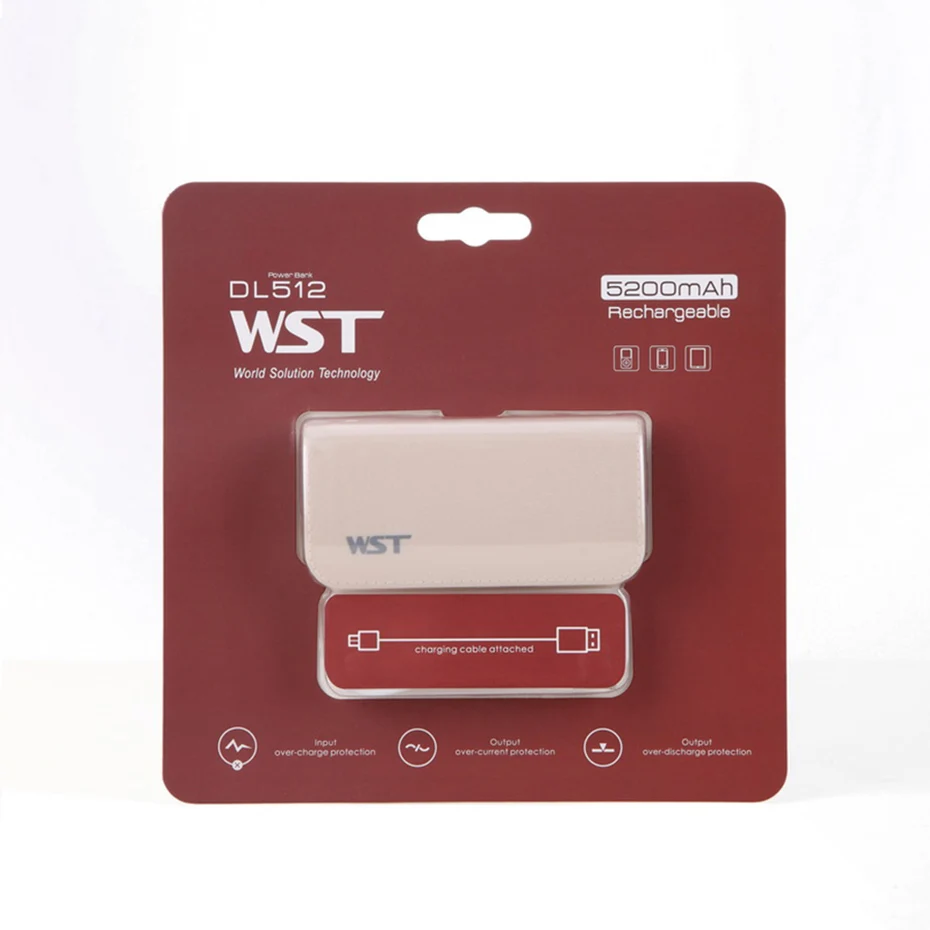 WST Portable Power Bank PoverBank Battery Pack Mobile External Battery Power Bank For iPhone 6 7 Samsung Phone 5200mAh Powerbank (11)