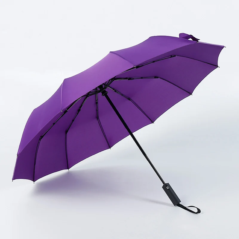 YADA 12 Bone Large Solid Automatic Umbrella Windproof Folding Rainy Umbrellas For Women Men Anti-UV Auto Umbrella Female YD171