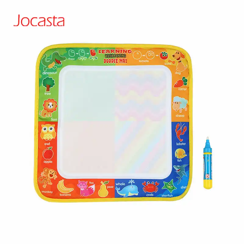 29 29 5cm Magic Water Drawing Mat With Painting Pen Water Doodle Board For Children Kids Education Drawing Toy Gift Aliexpress
