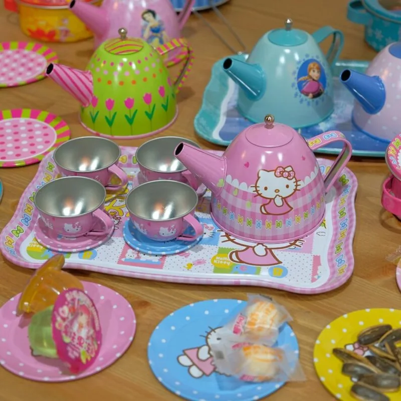

Fly AC Kids Learning & Education princess series Simulation Tea set Toys for Children Birthday/Christmas gift