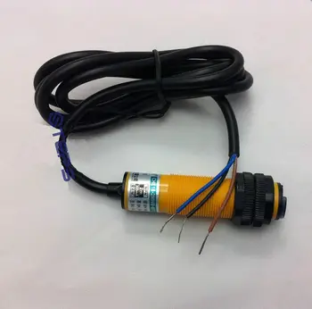 

3pcs/lot Free shipping Reflective photoelectric switch three-wire DC output PNP normally open include reflector board