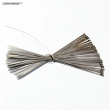 GZRIVERRUN Zip Ties Stainless Steel 300x5mm 25pcs Straps Fits Motorcycle Car Auto Exhaust Header Wrap or