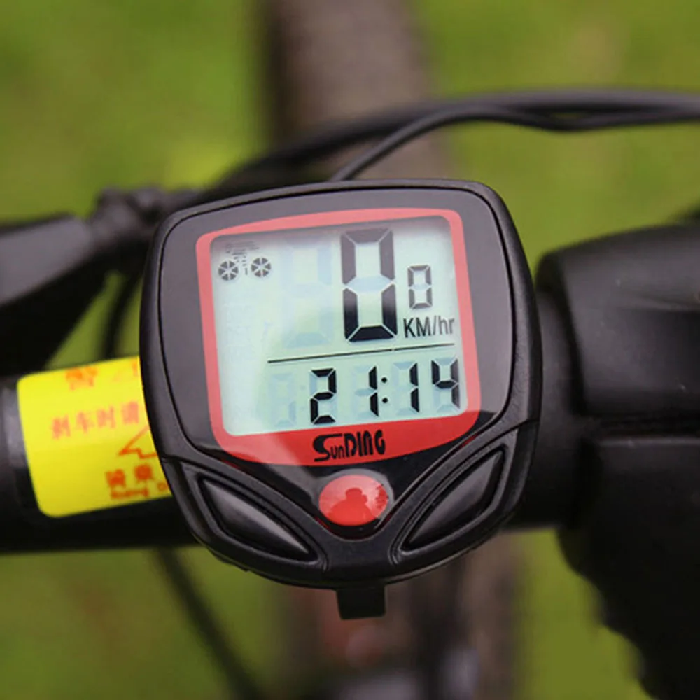 

Waterproof Bicycle Computer Digital LCD Bike speed meter Bicycle Odometer Speedometer Computer LED Display Stopwatch Speedometer