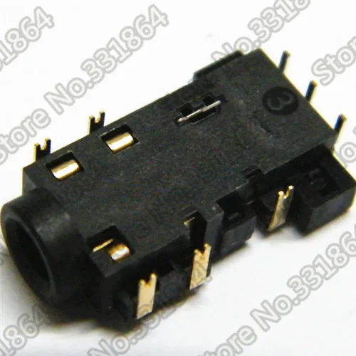 Free shipping 3 5mm the interface Applicable Asus Acer Lenovo notebook audio interface headphone jack connector 8 pin socket