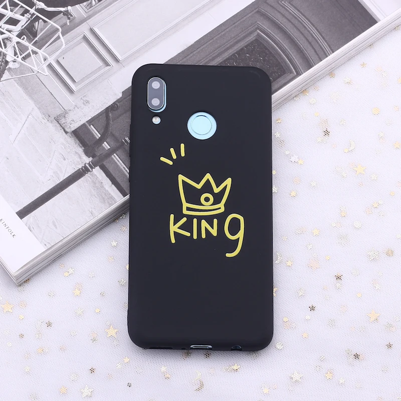 Для huawei Honor mate 10 20 Nova P20 P30 P Smart King and queen Crowns Candy силиконовый чехол для телефона Capa Fundas Coque - Цвет: 4