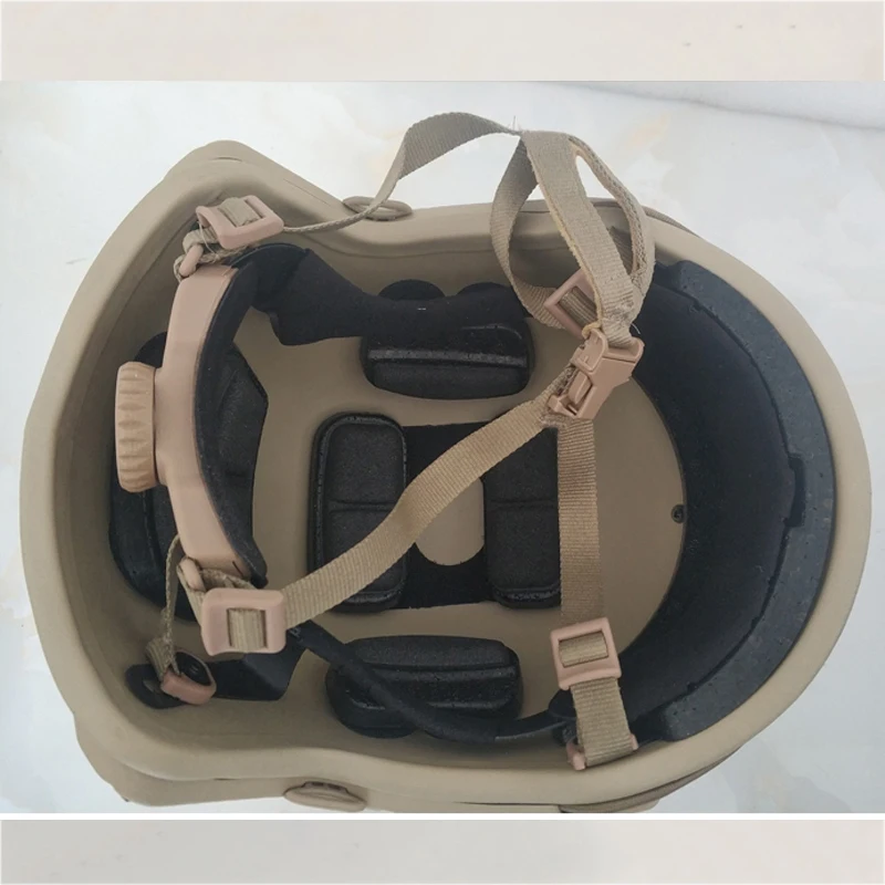Bulletproof Helmet Level IIIA 3A Military tactics FAST MH High Cut Bullet proof Aramid Ballistic Helmet Self Defense Black/khaki
