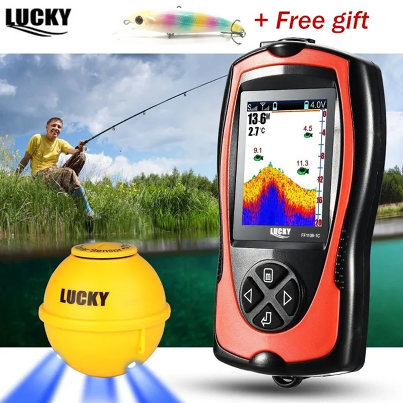 

Depth Fish Finder Wireless Sonar for Fishing Sonar Pesca Deeper Alarm Fish Finder Echo Sounder Fishfinder For Lake Ocean River