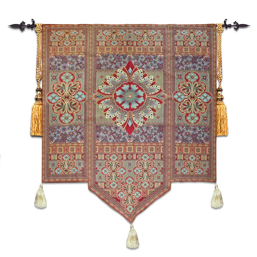 Road to Moroccan JACQUARD WOVEN WALL HANGING TAPESTRY 135cm x 165cmin