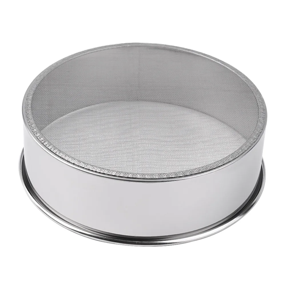 newest high Stainless Steel Mesh Flour Sifting Sifter Sieve Strainer